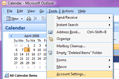 تنظیم ایمیل در Microsoft Outlook